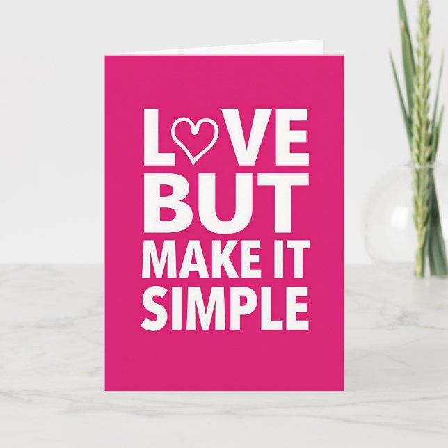 Simple Smooth Love Card (Front)