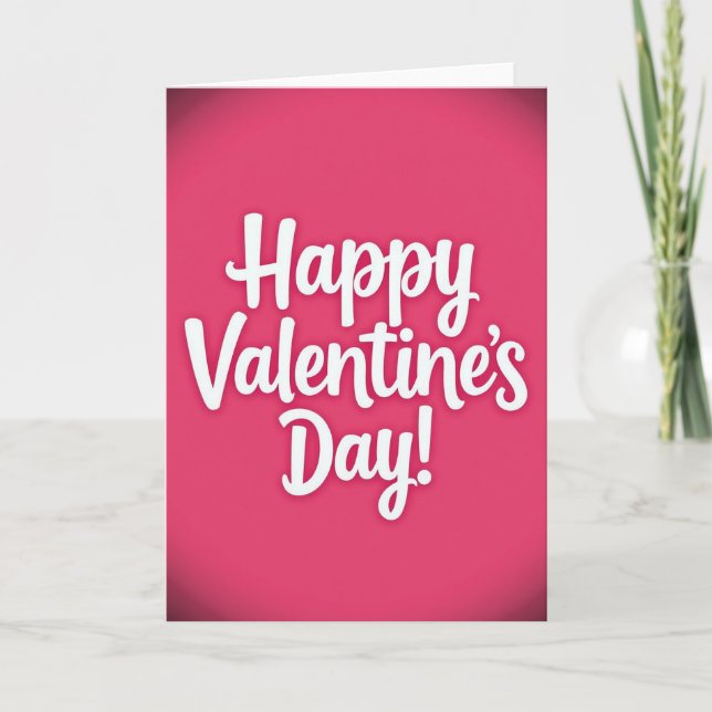Simple Smooth Valentines Card (Front)