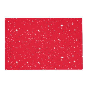 Simple Snow and Stars on RE or Your Color Placemat