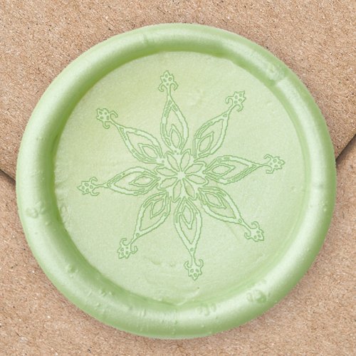 Simple Snowflake Christmas Holiday Wax Seal Stamp