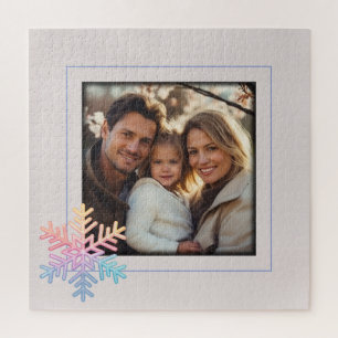 Simple Snowflake Jigsaw Puzzle