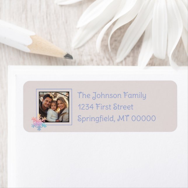 Simple Snowflake Label (Insitu)