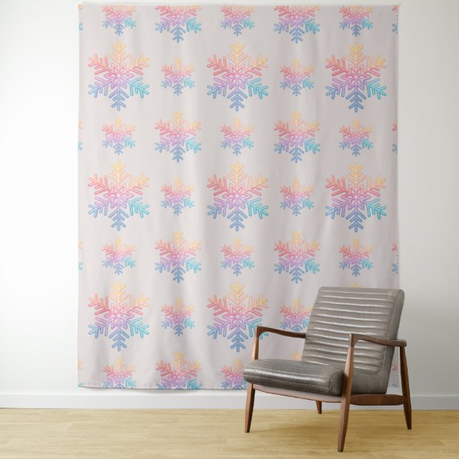 Simple Snowflake Photo Backdrop (In Situ)