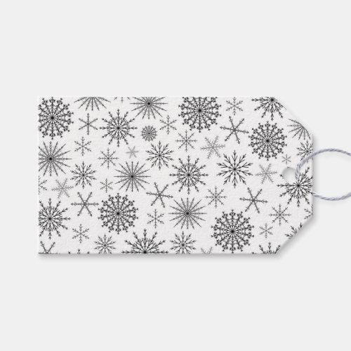 Simple Snowstorm Gift Tags
