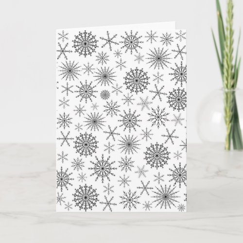 Simple Snowstorm Holiday Card