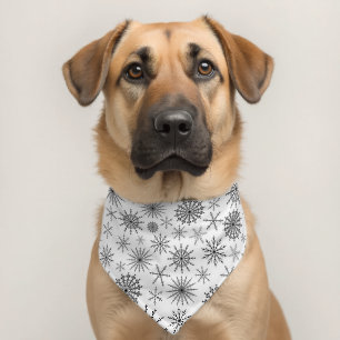Simple Snowstorm Pet Bandana Collar