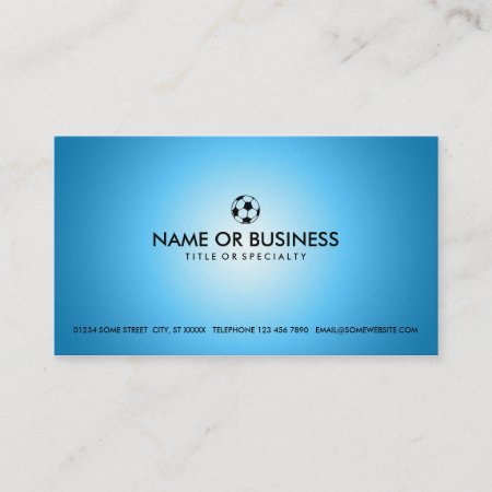 Simple Soccer Business Card