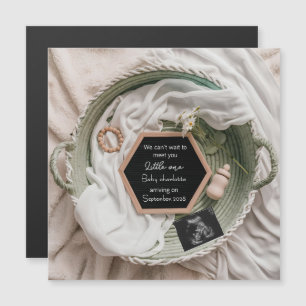 Simple soft Neutral Pregnancy Announcement gift