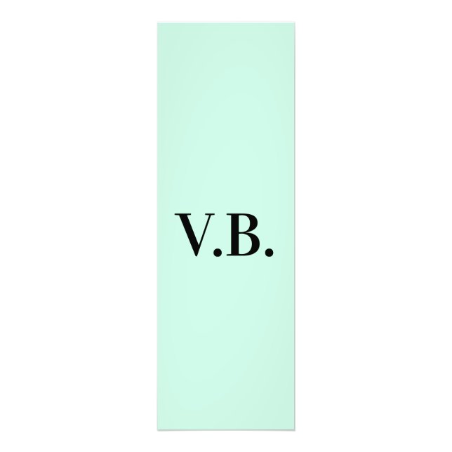 Simple solid color add name text monogram  photo print (Front)