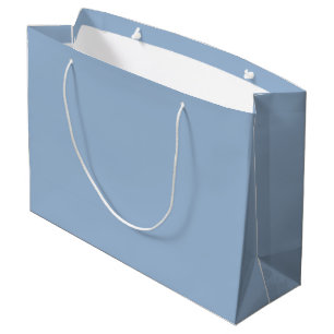 Simple Solid Color Baby Blue Large Gift Bag