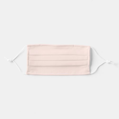 Simple Solid Color Blush Pink Adult Cloth Face Mask