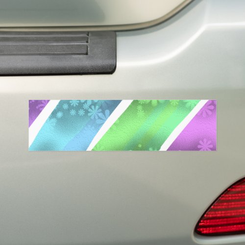simple solid color custom personalized th bumper sticker