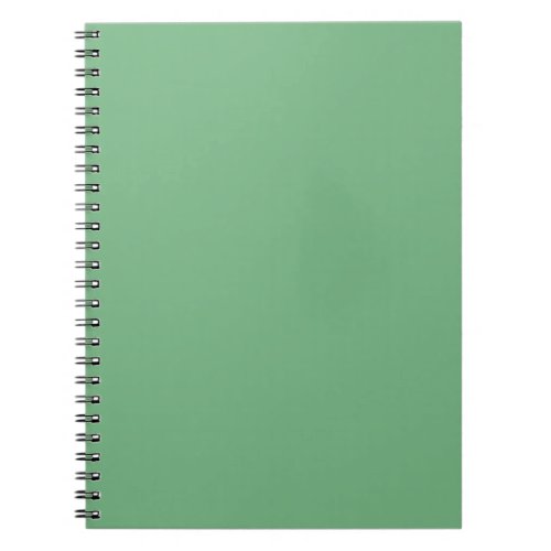 Simple solid color plain Absinthe pastel Green Notebook