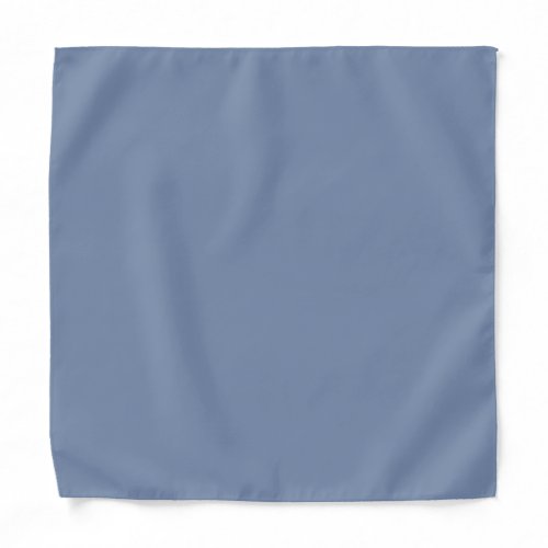 Simple solid color plain slate blue bandana