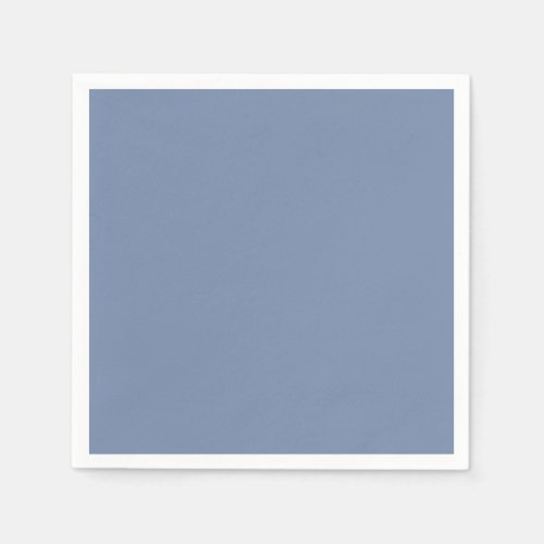 Simple solid color plain slate blue napkins