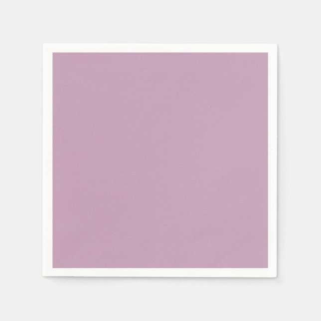 Simple solid mauve mist napkins (Front)