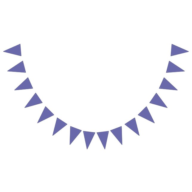 Simple Solid Purple Bunting Flags (All)