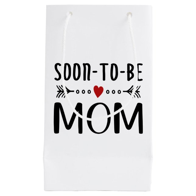 Simple Soon-to-be Mom Mother's Day | Gift Bag (Front)