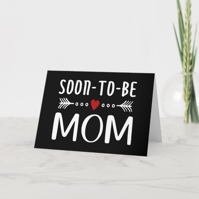 Simple Soon-to-be Mom Mother's Day | Greeting Card (Front)