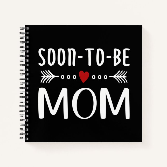 Simple Soon-to-be Mom Mother's Day | Notebook (Front)