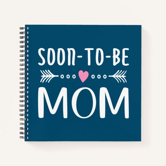 Simple Soon-to-be Mom Mother's Day | Notebook (Front)