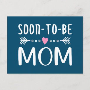 Simple Soon-to-be Mom Mother's Day   Postcard