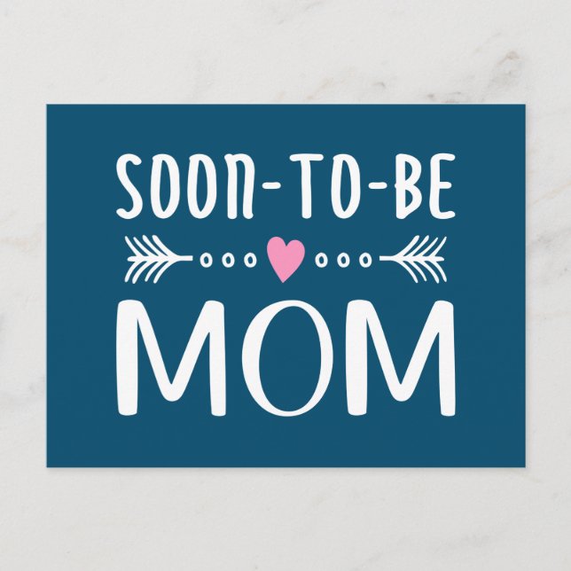 Simple Soon-to-be Mom Mother's Day | Postcard (Front)