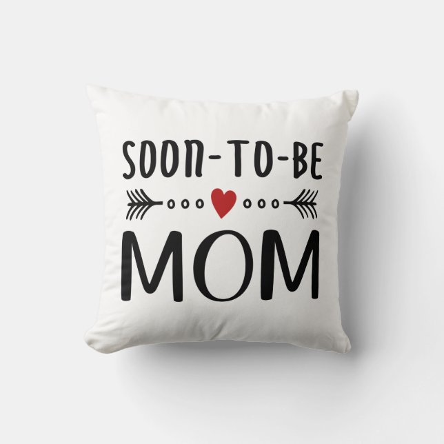 Simple Soon-to-be Mom Mother's Day | Throw Pillow (Front)
