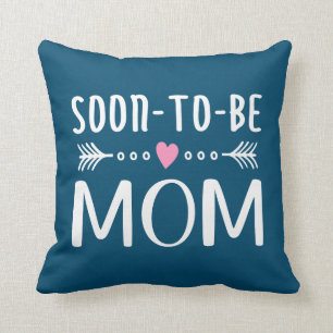 Simple Soon-to-be Mom Mother's Day Throw Pillow