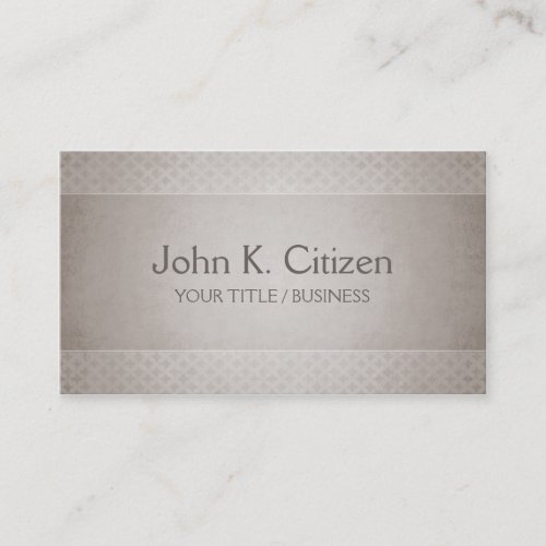 Simple Sophisticated Taupe Business Card