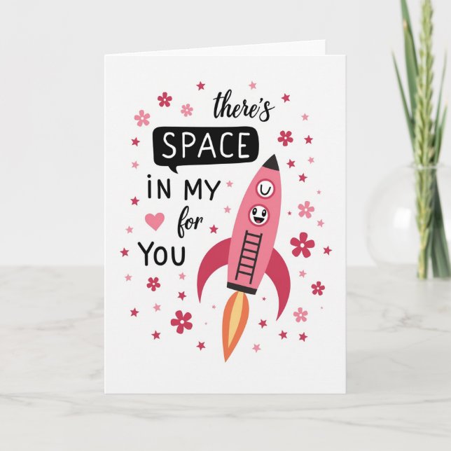 Simple Space In My Heart For You Card (Front)