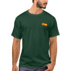 Simple Spanish Flag Pocket Style Emblem Spain