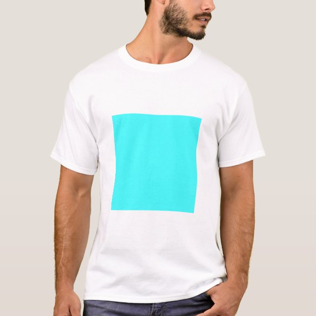 Simple Square - Ice Blue T-Shirt (Front)