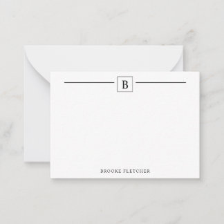 Simple Square Note Card