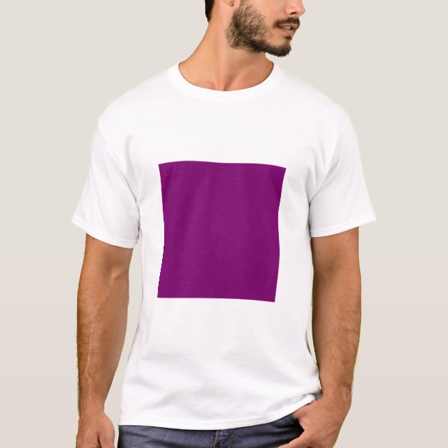 Simple Square - Plum T-Shirt (Front)