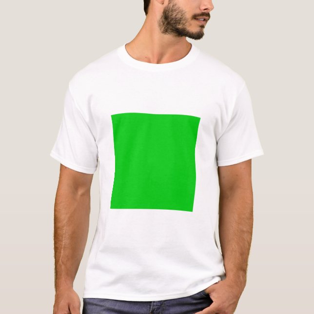 Simple Square - Spring Green T-Shirt (Front)