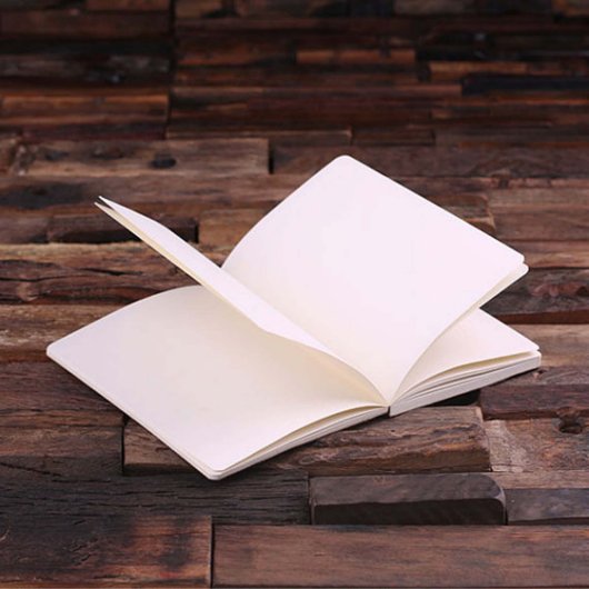 Simple Stamped Kraft Paper Portfolio Journal (Inside)