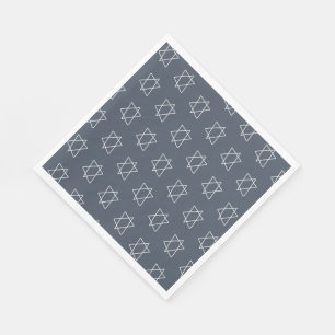 Simple Star of David B'nai Bat Bar Mitzvah Jewish  Napkins