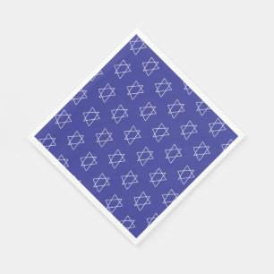 Simple Star of David B'nai Bat Bar Mitzvah Jewish Napkins