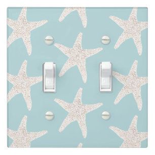 Simple Starfish Pattern Coastal Light Switch Cover