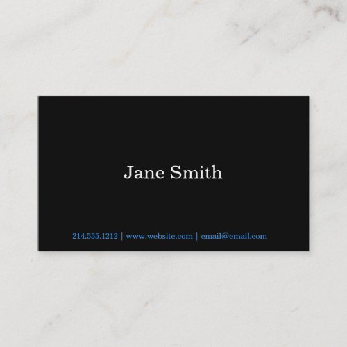Simple Statement Business Cards