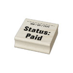 [ Thumbnail: Simple "Status: Paid" Rubber Stamp ]