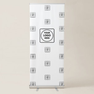 Simple Step and Repeat Logo Display Banner