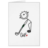 Simple Stick Figure Golfer (Front)