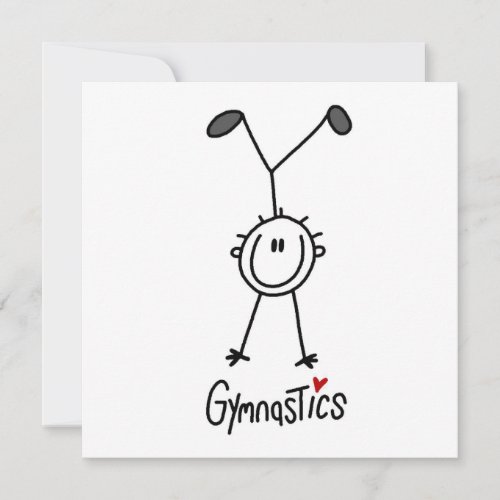 Simple Stick Figure Gymnast