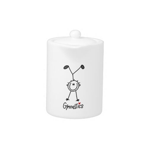 Simple Stick Figure Gymnast Teapot