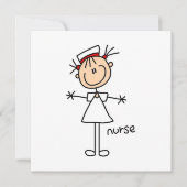 Simple Stick Figure Nurse Tshirts and Gifts (Front)