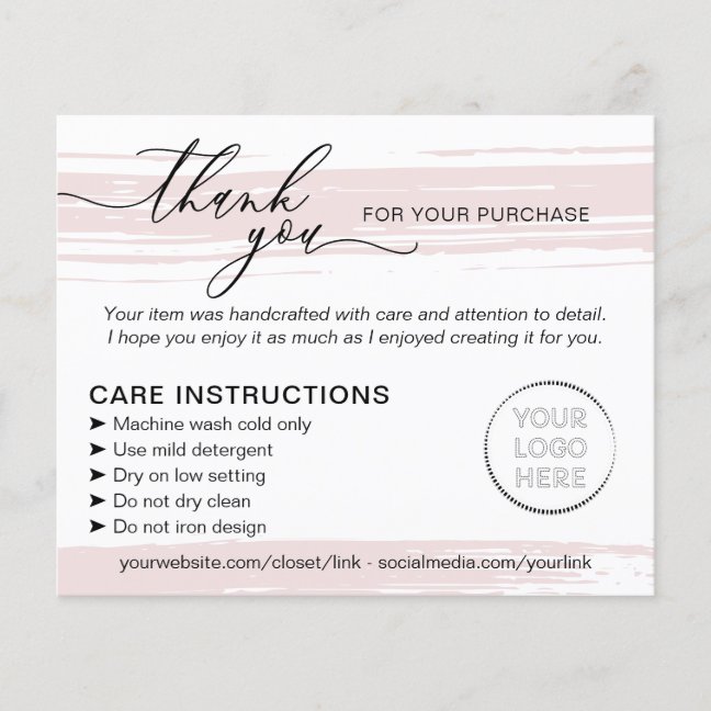 Simple Store Small Business Tips Instructions Care Flyer