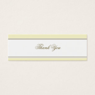 Simple Stripe Buttercream Favor Gift Tag