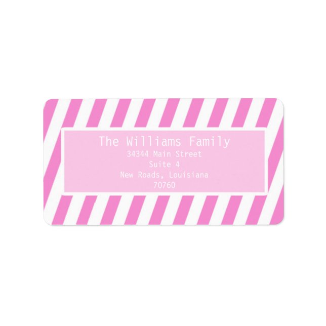 Simple Stripes Label (Front)